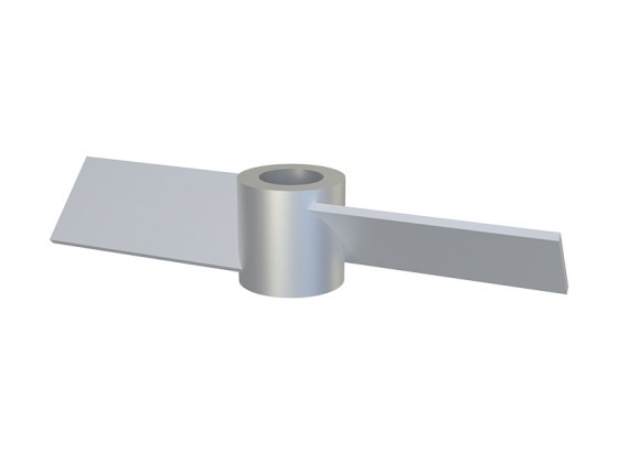 XJ two-blade inclined paddle agitator