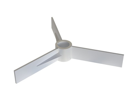 YPK three-bladed straight-paddle