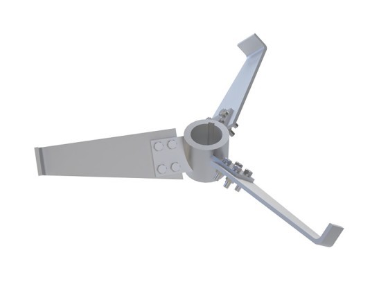 YKK three-leaf open impeller