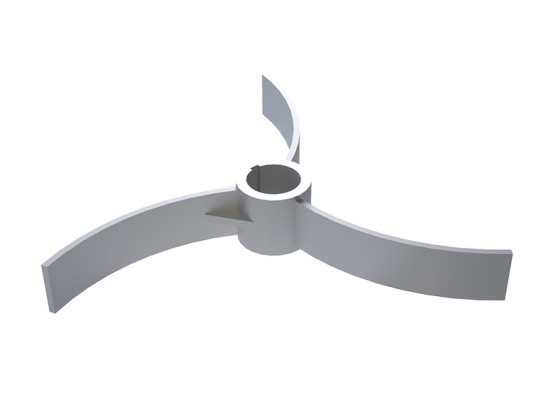 FCK four-blade open turbine impeller