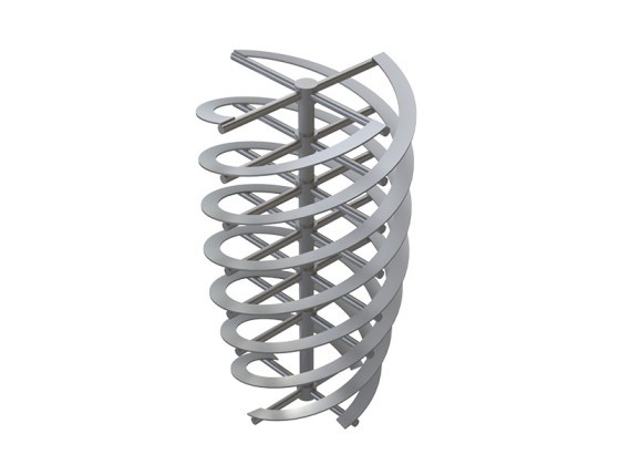 ZSD single-width blade helical ribbon impeller