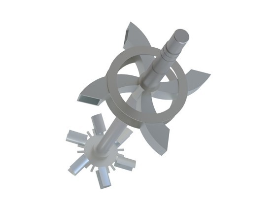 CG combined aeration paddle